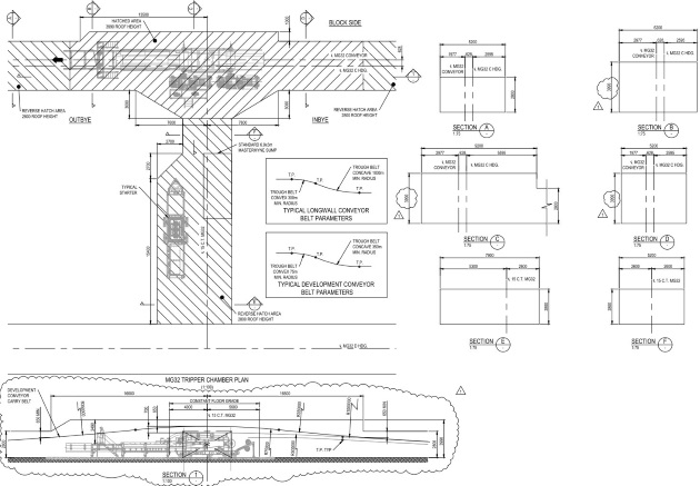 UG Conveyor Installations – MG32 Tripper Chamber